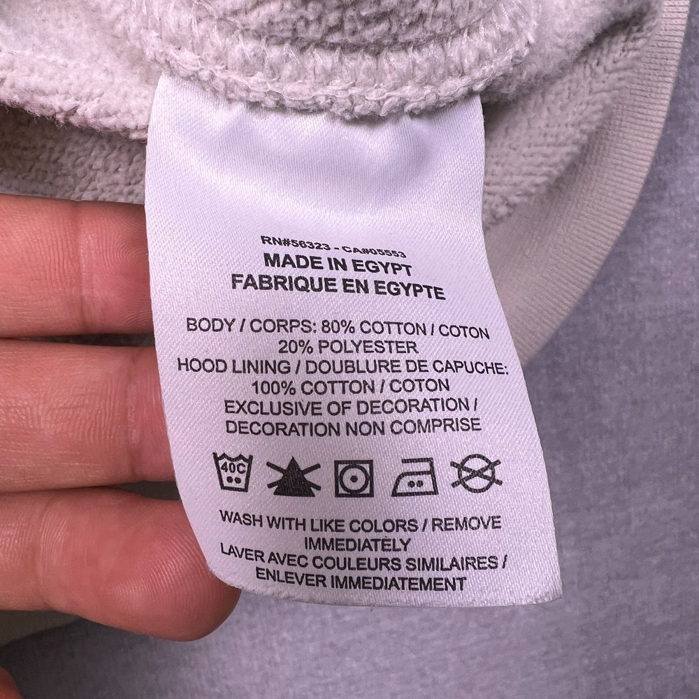 Nike Mens Beige All Over Print Swoosh Casual Wear Pullover Hoodie‎ Size 3XL - Picture 5 of 11